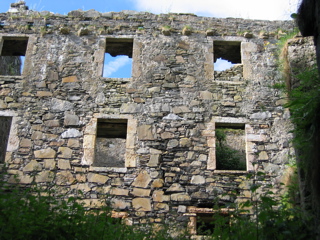Mingary Castle - Inside Wall