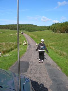 Lauren - Chasing the Big Fatty Sheep!
