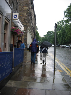 Rainy Day in Edinburgh