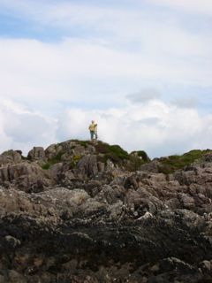 Bein Bhreac - Climbing the Rocks