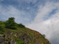 Dumbarton Castle - Flags on White Tower Crag