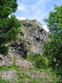 Dumbarton Castle - Looking up at Site of Crane