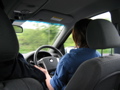 Lauren drives!